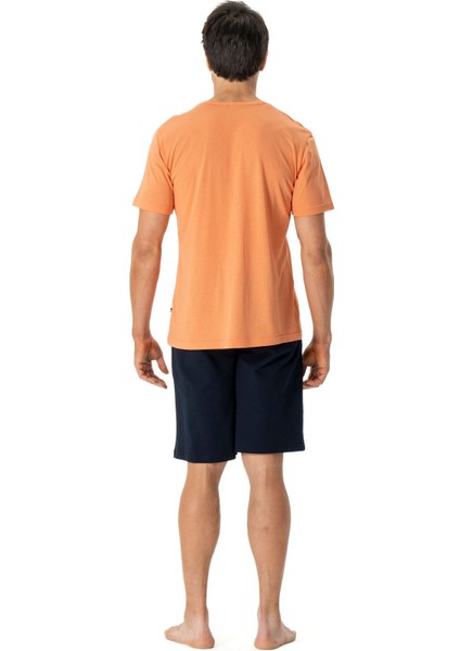 18774 Erkek Yuvarlak Yaka Kısa Kollu Şortlu Pijama Takımı fiyatları