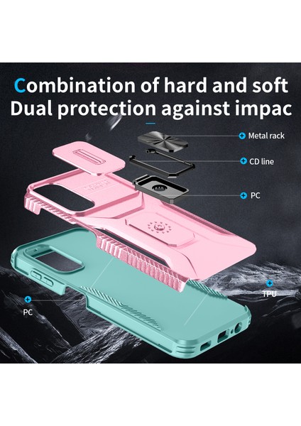 Samsung Galaxy A05S 4g Hibrit Yumuşak Tpu + Sert Pc Arka Telefon Kılıfı (Yurt Dışından) modelleri