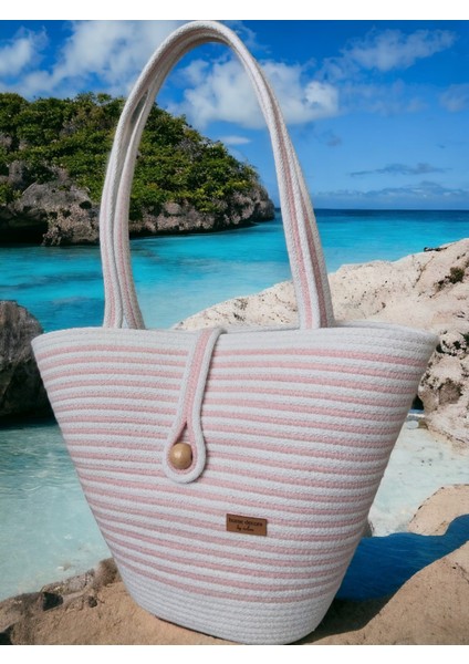 Hasır Çanta Omuz Çantası Plaj Çantası El Emeği Handmade Tasarım Tarz Yaz MODA-30CMX40-42CM fırsatları