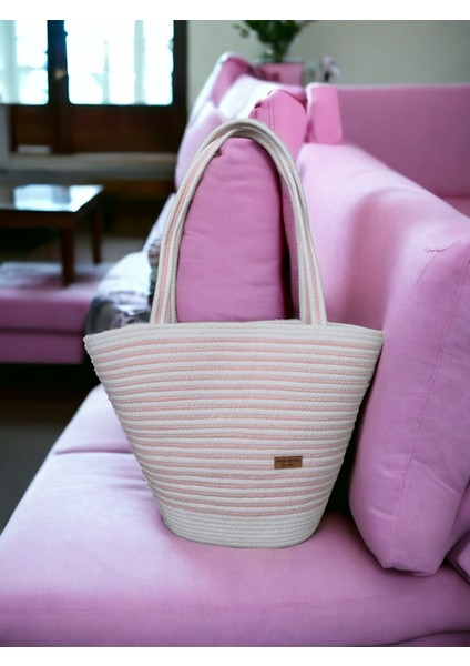 Hasır Çanta Omuz Çantası Plaj Çantası El Emeği Handmade Tasarım Tarz Yaz MODA-30CMX40-42CM