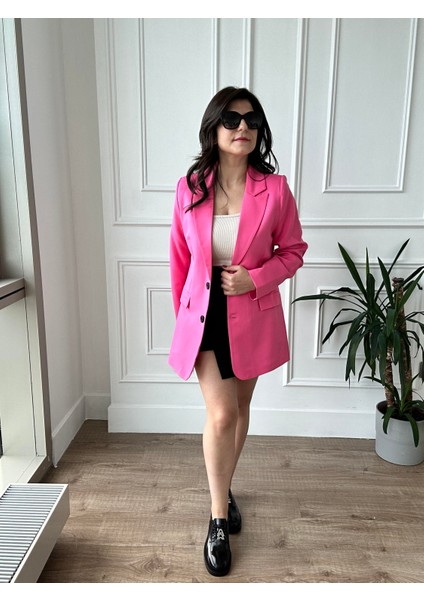 Arzu Emiroğlu Pembe Blazer Ceket