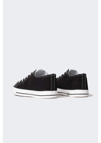 Erkek Düz Taban Bağcıklı Keten Sneaker A7524AXNS indirimleri