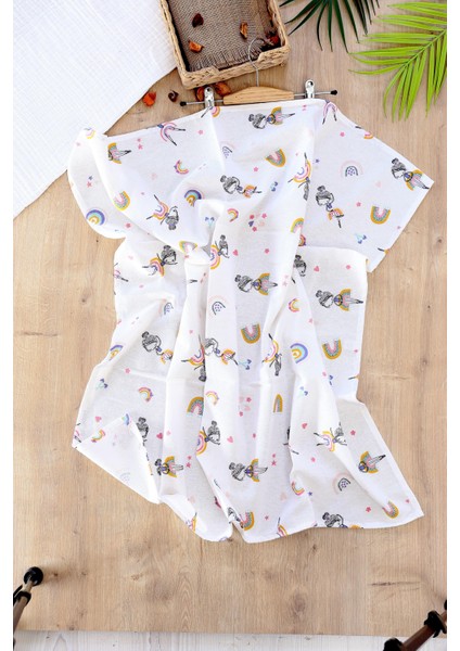 Kız Erkek Bebek Unisex Pazen Kundak Battaniye STL6595