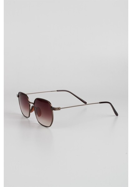 Kahverengi Degrade UV400 Filtre Erkek Güneş Gözlüğü G24MP3215R01