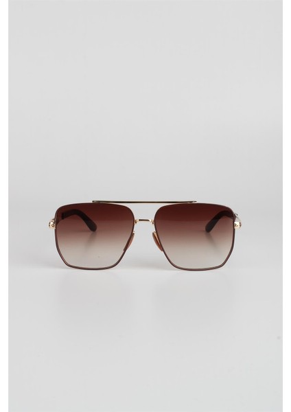 Kahverengi Degrade UV400 Filtre Erkek Güneş Gözlüğü G24MPM1014R01