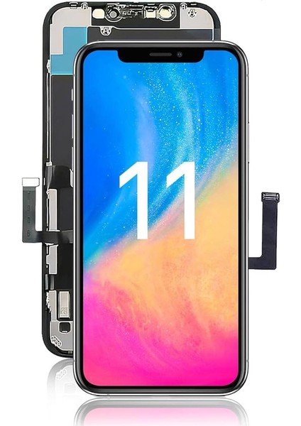 Tekno Prime Apple iPhone 11 ile Uyumlu Revize Orijinal Face Id Dahil Ekran Dokunmatik