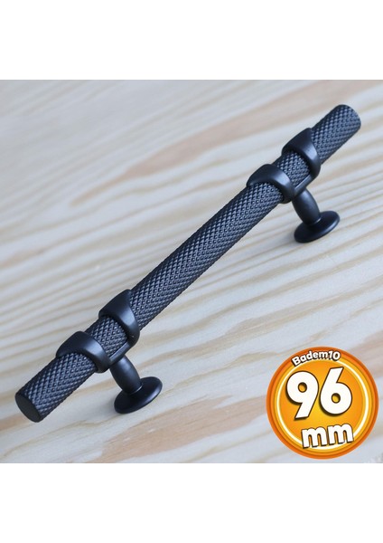 Burç 96 mm Mat Siyah Metal Kulp Mobilya Çekmece Mutfak Kapak Dolap Kulpları Dolabı Kulbu Kulpu