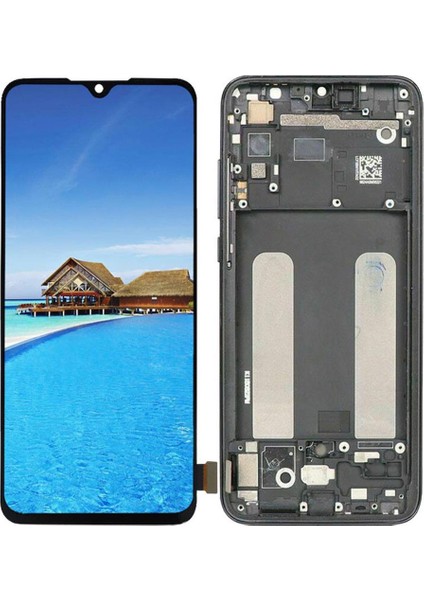 Tekno Prime Xiaomi Mi 9 Lite ile Uyumlu LCD Ekran Dokunmatik Çıtalı