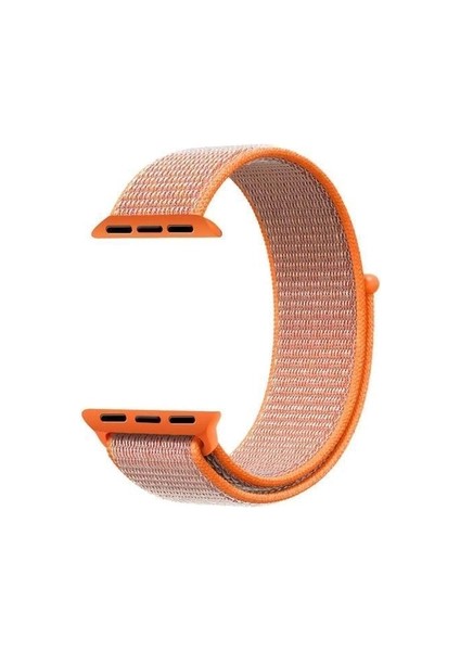 Apple Watch 7 45MM Kordon KRD03 Cırtcırtlı Kordon