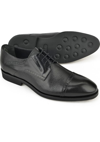 Ziya, Erkek Hakiki Deri Ayakkabı 141145Z577 Siyah fırsatları