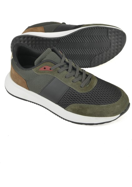 Ziya, Erkek Hakiki Deri Sneaker 14150Z0001 Haki fırsatları