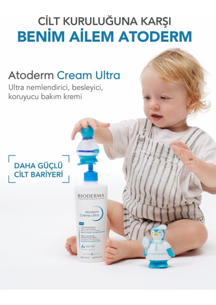 Atoderm Cream Ultra Normal ve Kuru Ciltler Için Nemlendirici Yüz, Vücut Bakım Kremi 500 ml