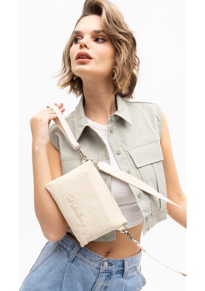 Benetton Kadın Çapraz Çanta Bej BNT1199 fiyatları