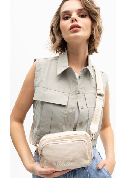 Benetton Kadın Çapraz Çanta Bej BNT1203 fiyatları