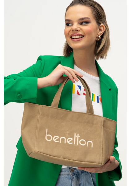 Benetton Kadın El Çantası Hardal BNT1102