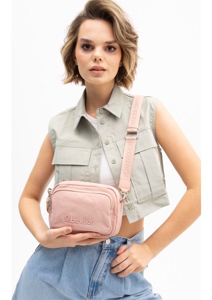 Benetton Kadın Çapraz Çanta Pembe BNT1203