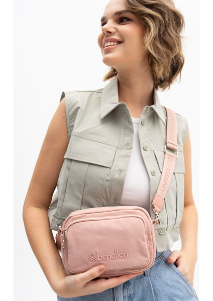 Benetton Kadın Çapraz Çanta Pembe BNT1203 fiyatları