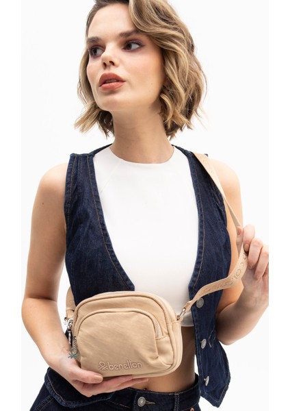 Benetton Kadın Çapraz Çanta Ten BNT1206