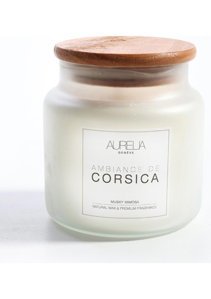 Ambiance De Corsica - Musky Mimosa - Mimoza & Misk Kokulu Mum - 450 gr