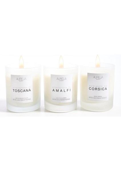 Atmosfera Di Amalfi - Wild Fig & Jasmine - Incir & Yasemin Kokulu Mum 210 gr