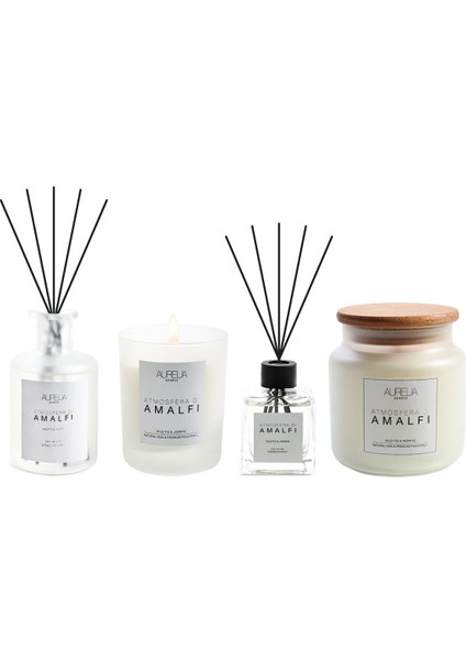 Atmosfera Di Amalfi - Wild Fig & Jasmine - Incir & Yasemin Kokulu Mum 210 gr