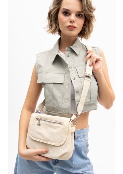 Benetton Kadın Çapraz Çanta Bej BNT1254 fiyatları