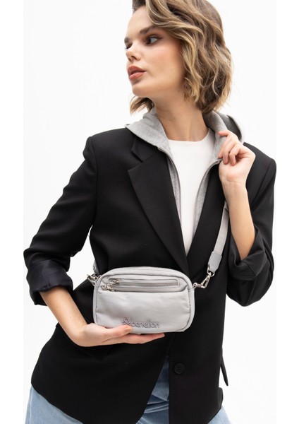 Benetton Kadın Çapraz Çanta A.gri BNT1204