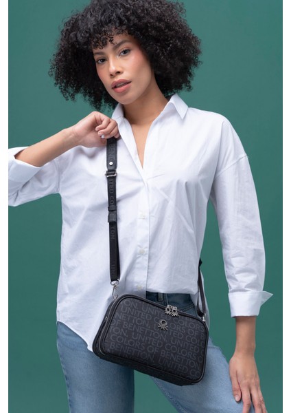 Benetton Kadın Çapraz Çanta Siyah BNT1277