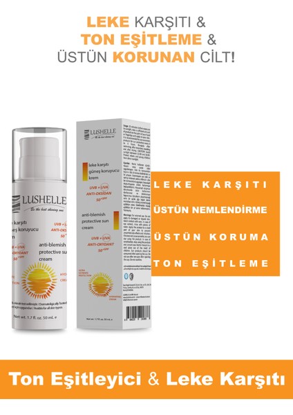 50+ Spf Güneş Kremi 50 ml - Tüm Cilt Tipleri Için