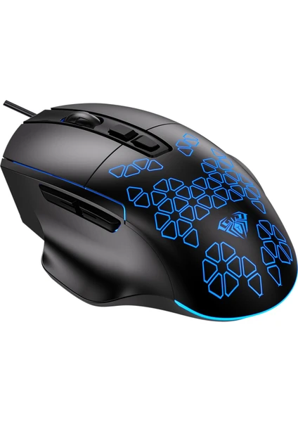 F812 7200DPI Rgb 7 Tuşlu Makro Optik Gaming Oyuncu Mouse