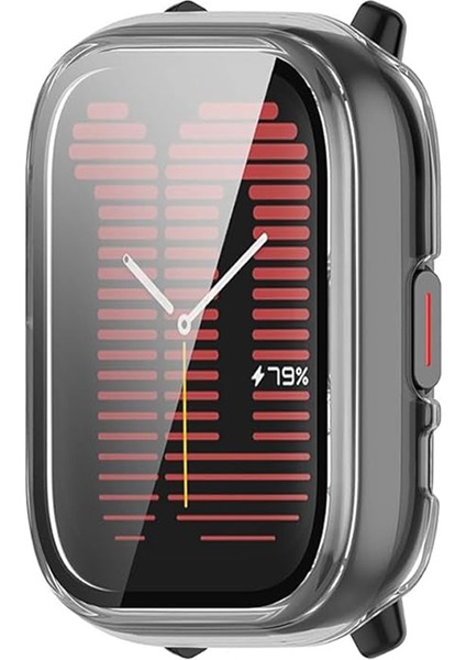Amazfit Active Ekran Korumalı Sert Rubber Kılıf - AL3173