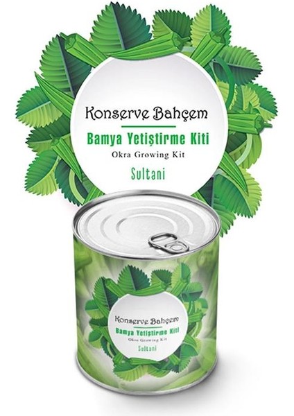 Kornea Store Konserve Bahçem Evde Konservede Sultani Bamya Yetiştirme Kiti (K246)