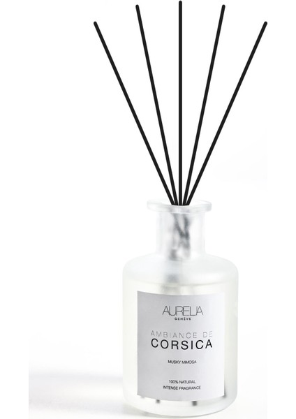 Aurelia Genève Ambiance De Corsica - Musky Mimosa Diffuser - Mimoza & Misk Büyük Çubuklu Oda Kokusu 250 ml