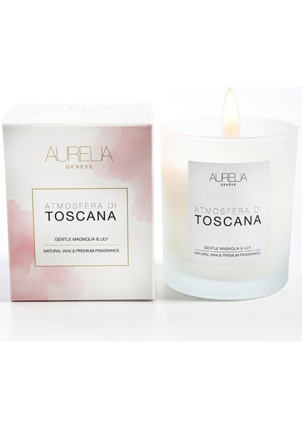 Atmosfera Di Toscana - Gentle Magnolia & Lily - Manolya & Zambak Kokulu Mum - 210 gr