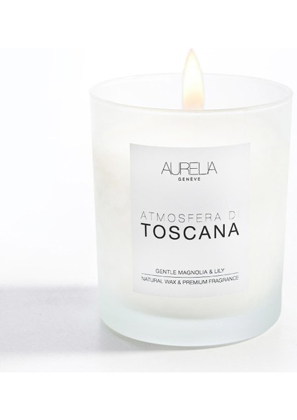 Atmosfera Di Toscana - Gentle Magnolia & Lily - Manolya & Zambak Kokulu Mum - 210 gr