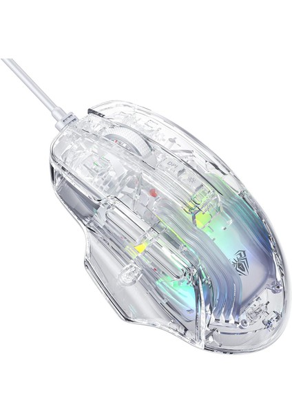 S80 7200DPI 7 Tuşlu Rgb Şeffaf Optik Oyuncu Gaming Mouse