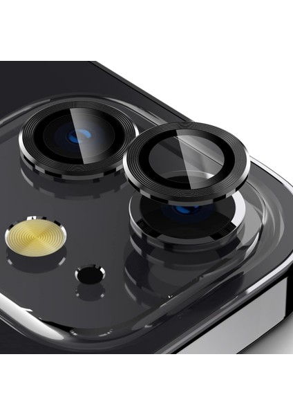 iPhone 12 Kamera Koruyucu Lens Alüminyum Alışımlı Cam (siyah) modelleri