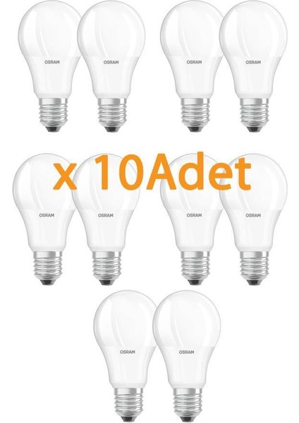 4,9W (40W) E27 Mini LED Ampul 2700K Sarı 10 Adet Avize LED Lamba