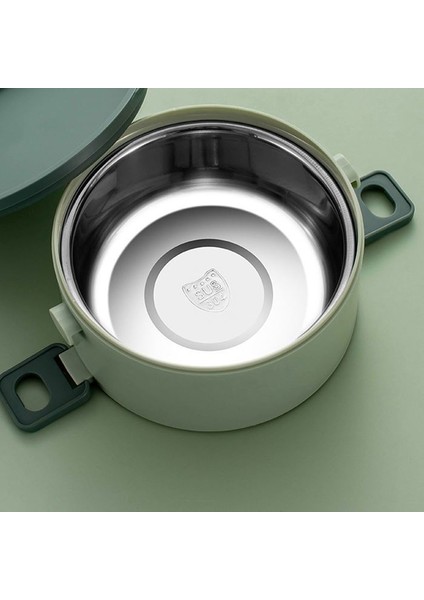304 Çelik Yeşil Dört Kat 2800 ml Yemek Mama Saklama Kabı Sefertası CIN608YS modelleri
