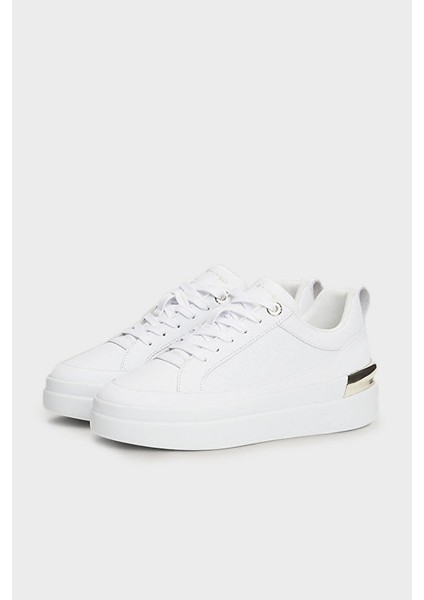 Deri Sneaker Ayakkabı Bayan Ayakkabı FW0FW07808 Ybs fiyatları