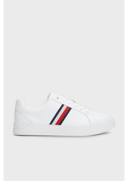 Tommy Hilfiger Deri Sneaker Ayakkabı Bayan Ayakkabı FW0FW07779 Ybs