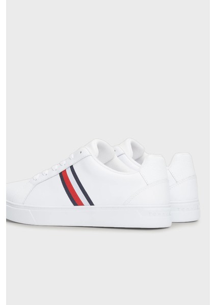 Tommy Hilfiger Deri Sneaker Ayakkabı Bayan Ayakkabı FW0FW07779 Ybs