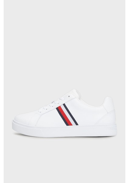 Tommy Hilfiger Deri Sneaker Ayakkabı Bayan Ayakkabı FW0FW07779 Ybs