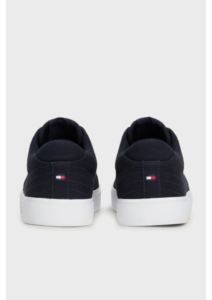 Tommy Hilfiger Kanvas Sneaker Ayakkabı Erkek Ayakkabı FM0FM04882 Dw5