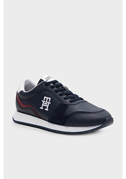 Tommy Hilfiger Deri Sneaker Ayakkabı Erkek Ayakkabı FM0FM04959 Dw5