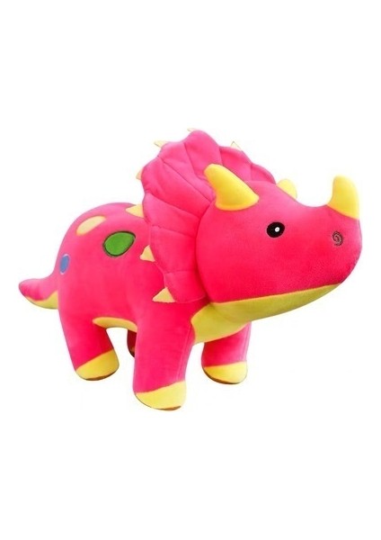 Aadhya Forney Triceratops Dinozor Peluş Bebek Yaratıcı Peluş Oyuncak Yastık  Sevimli Pençe Makinesi Bebek Bebek (Yurt Dışından)