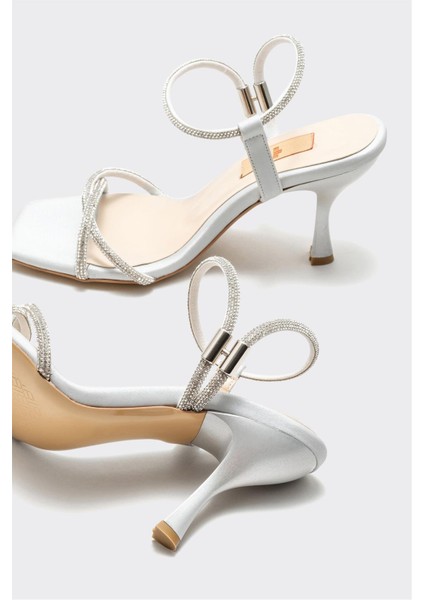 Lame Kadın Topuklu Sandalet fırsatları