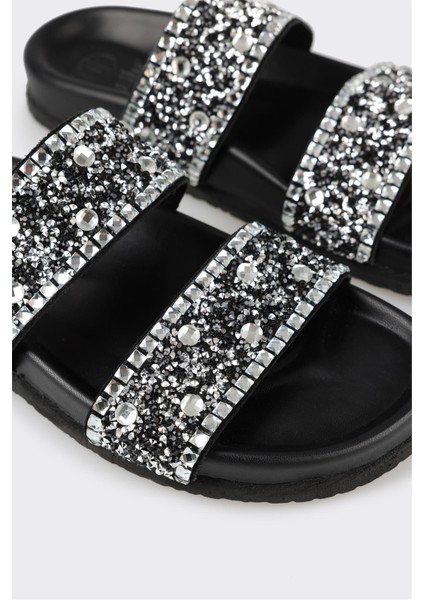 Siyah Deri Kadın Terlik indirimleri