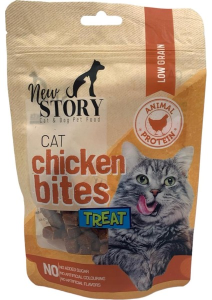 Kediler Için Tavuklu Atıştırmalık Chicken Bites 60 gr