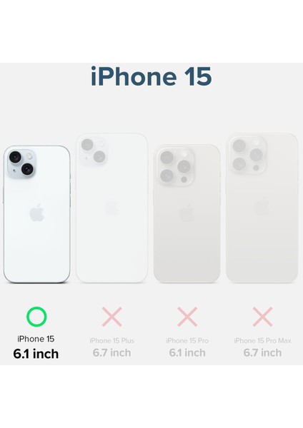 iPhone 15 Kılıf + Lens Koruyucu Standlı Kenarı Renkli Silikon Arkası Sararmaz Şeffaf